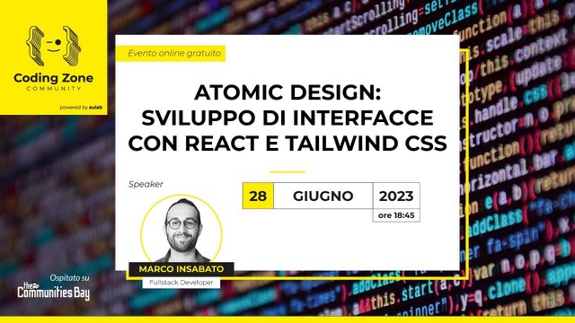 Atomic Design con React e Tailwind CSS