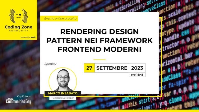 Rendering pattern nei framework frontend moderni